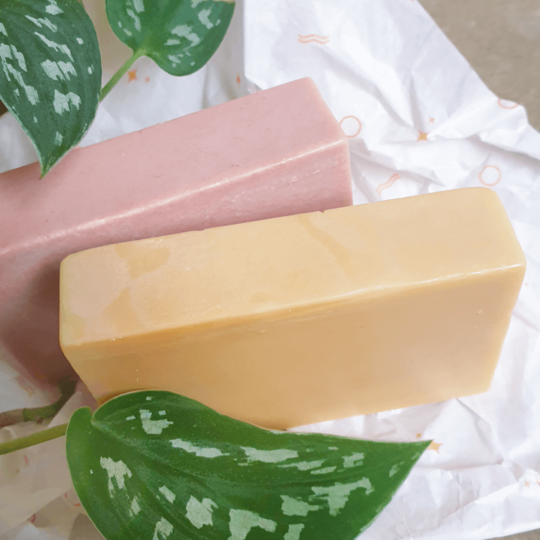 Aloe & Rose Geranium Soap (plant based) Earth & Kin